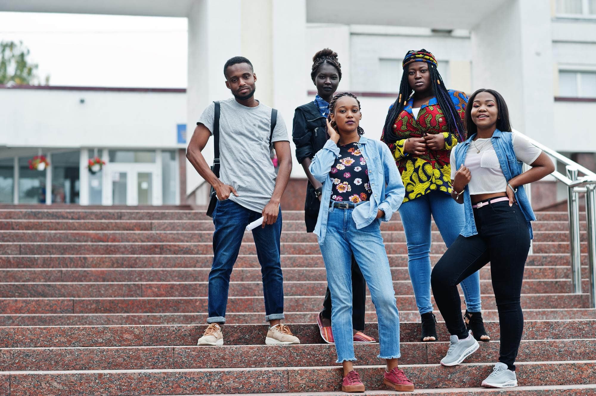 Jeunes étudiants camerounais
